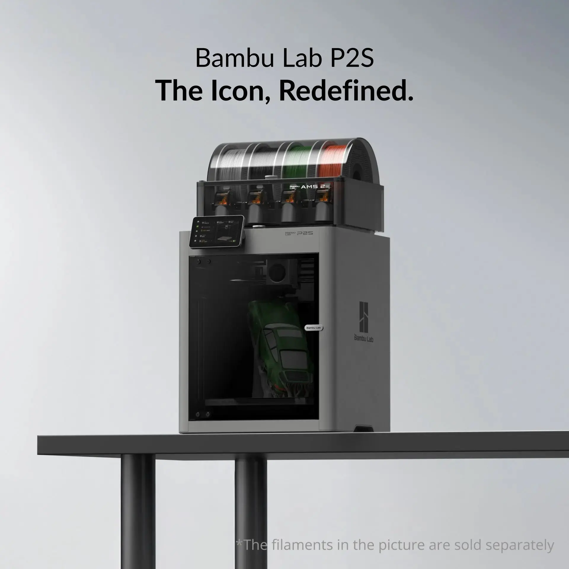 Bambu Lab P2S: Reliable Multi-filament 3D Printer | Vertex 3D